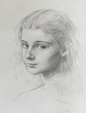 Image for Lot Ercole Cartotto - Portrait of a Young Girl
