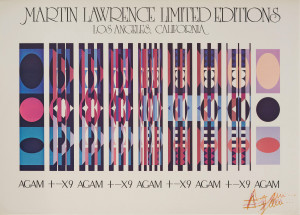 Image for Lot Yaacov Agam - Agam Signed Poster