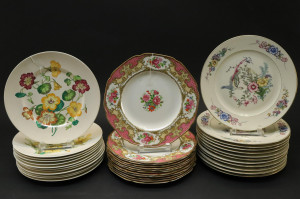 Image for Lot 3 Sets of 12 Porcelain Dinner Plates
