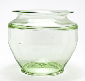 Image for Lot Large Italian Soffiato Glass Vase