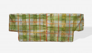 Image for Lot Peter Klare - Untitled (Painted plaid upholstery)
