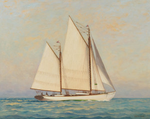 Image for Lot C. Myron Clark - Untitled (Sailboat)