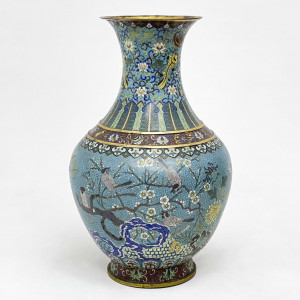 Image for Lot Chinese - Large Cloisonné Vase