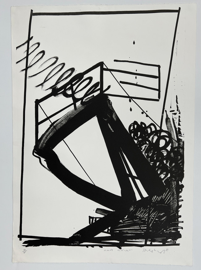 K.R.H. Sonderborg, Untitled (Composition in Black) (1998)