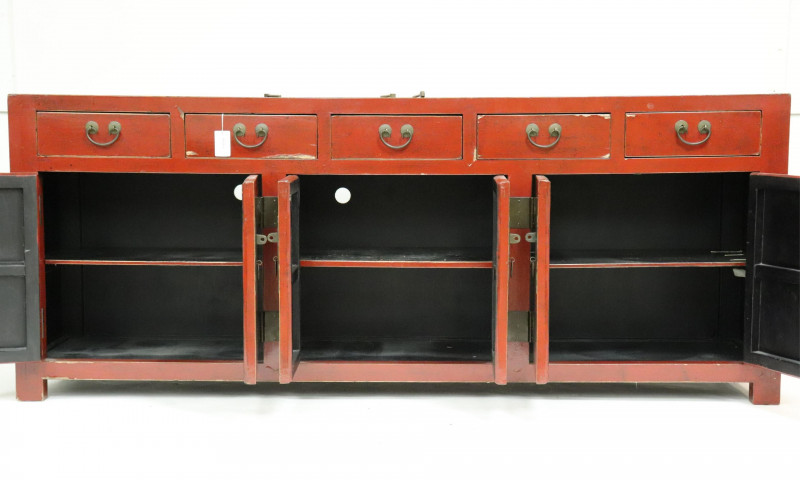 Chinese Red Lacquered Buffet, Shanxi region