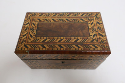 4 English Wood Boxes, 19th C. and later