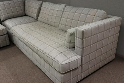 Duralee 3 Pc. Upholstered Sectional Sofa