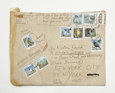 Peter Beard - Mail Art with Hand