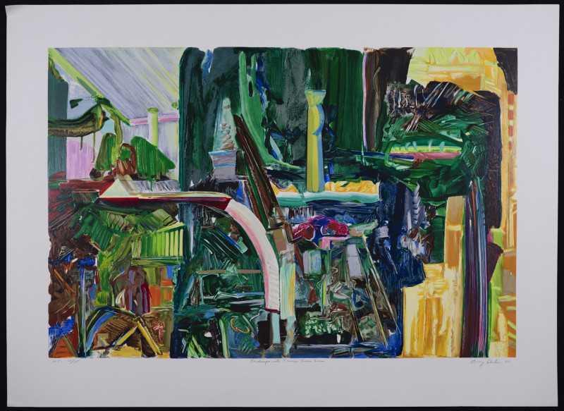 Larry Dinkin - Landscape with Francis Bacon Room