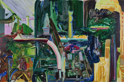 Image for Lot Larry Dinkin - Landscape with Francis Bacon Room