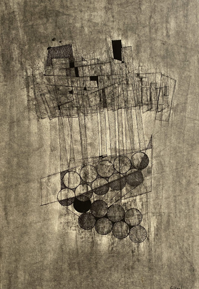 Image for Lot Benoît Gilsoul - Untitled (Monochrome composition)