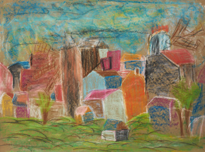 Image for Lot Carroll Sockwell - Untitled (cityscape)