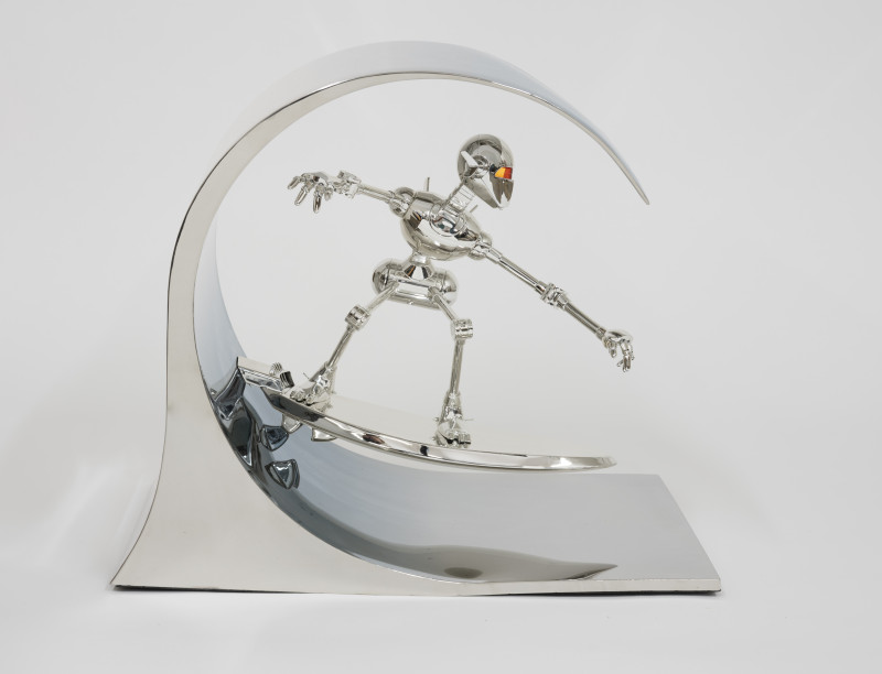 Hajime Sorayama - Robot Surf (Silver Version)