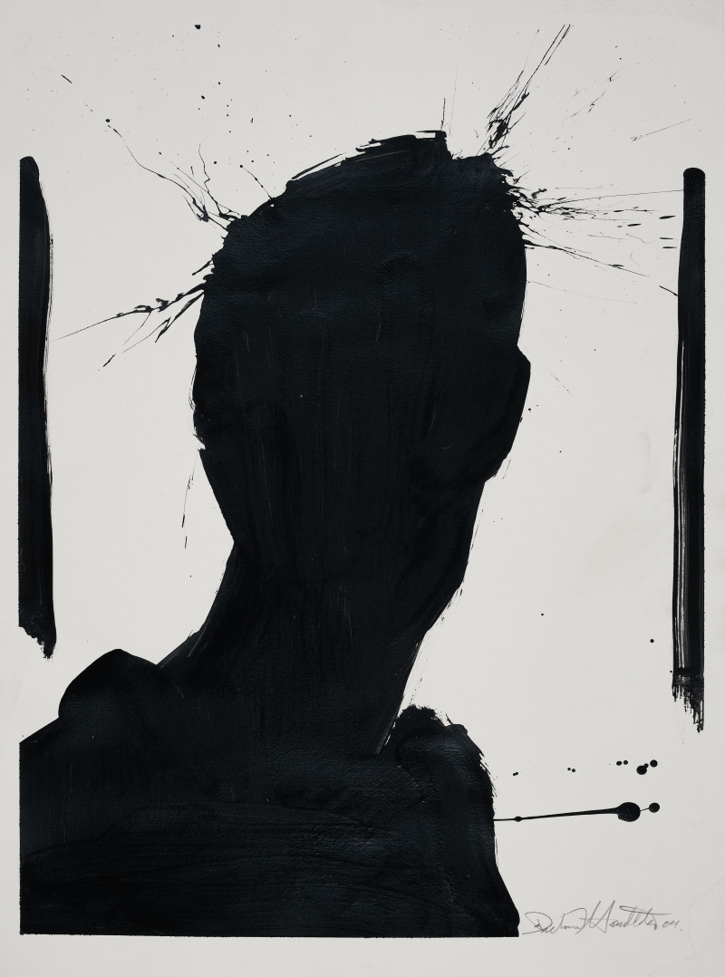 Richard Hambleton - Shadow Head Portrait