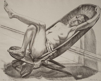 Image for Lot Philip Pearlstein - African Chair