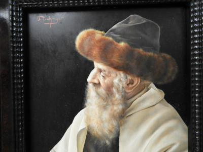 Otto Eichinger - Rabbi with Fur Hat