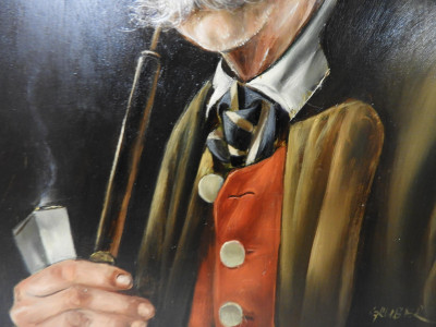 Manner of Otto Eichinger - Man with Pipe