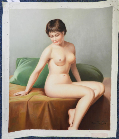 Robert Duflos - Nude on Bed
