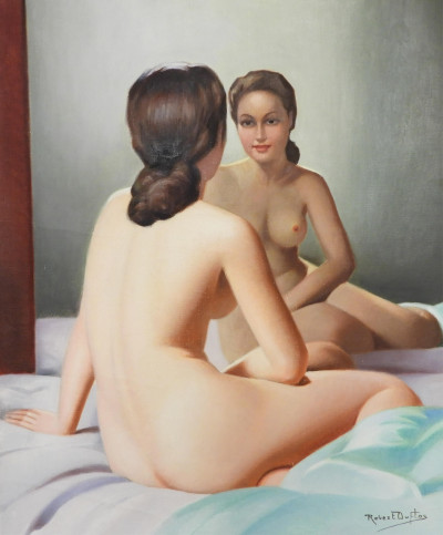 Image for Lot Robert Duflos - Nude in the Mirror