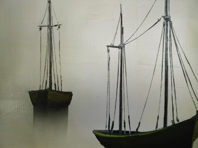 Gilbert Bria - Anchored Boats