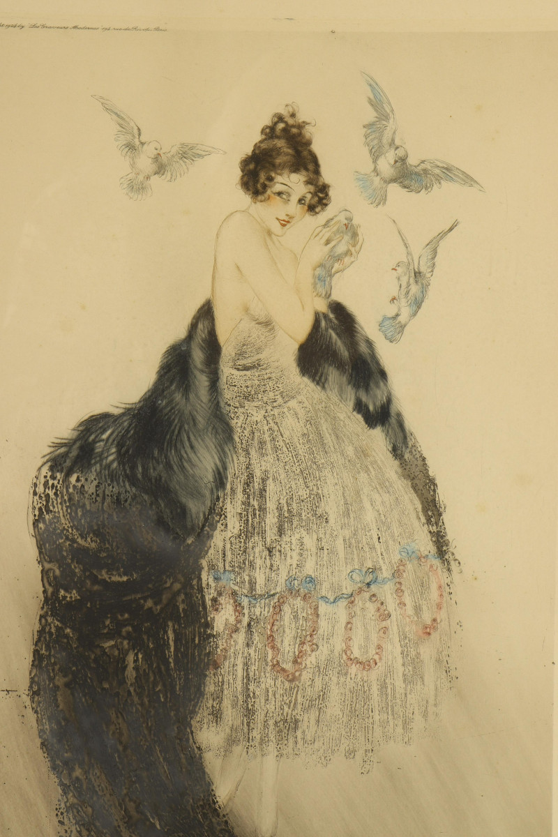 Louis Icart - Colored Etching