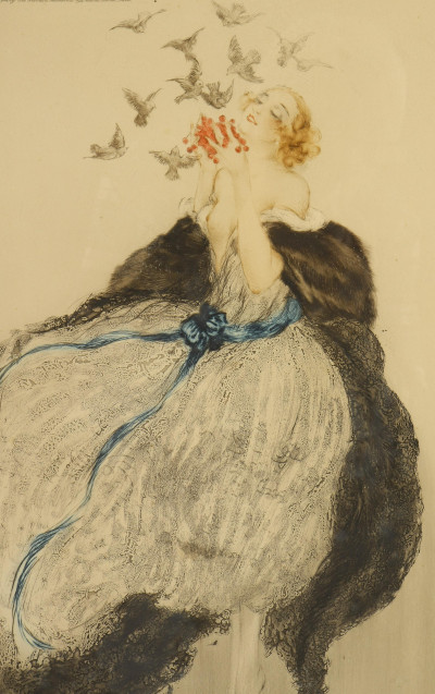 Image for Lot Louis Icart - Colored Etching