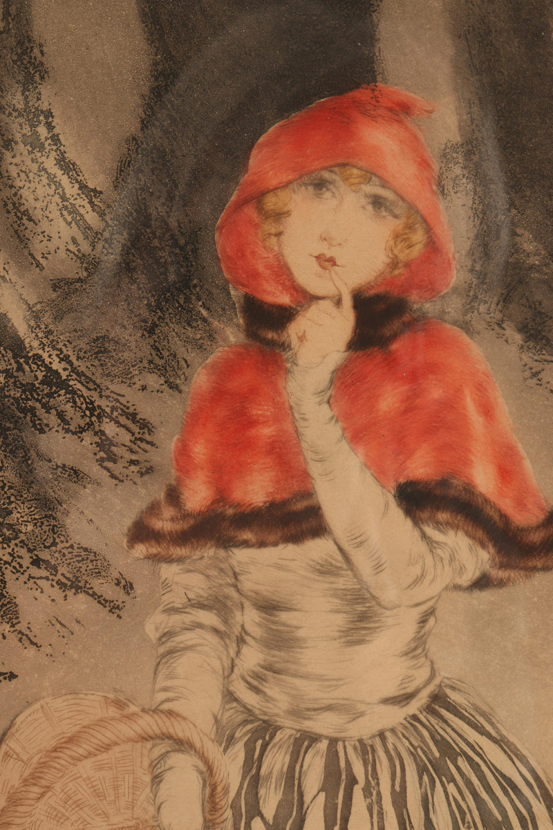 Louis Icart - Colored Etching