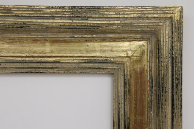 Image for Lot Rustic Style Gilt Frame - 24 x 36