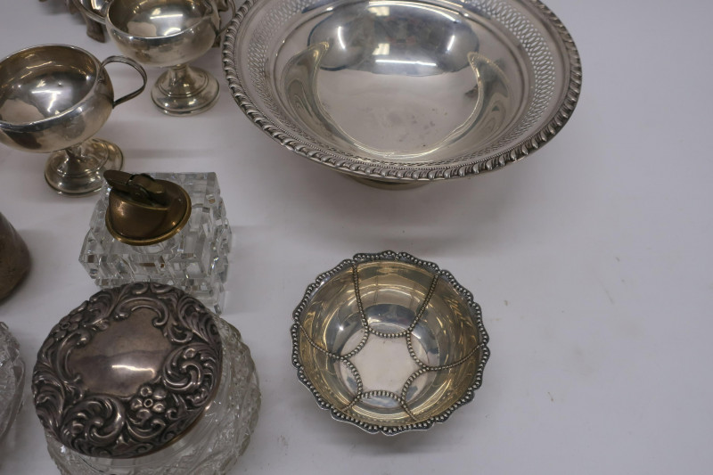 Eur./Am. Sterling Silver Pieces,19th - 20th C.