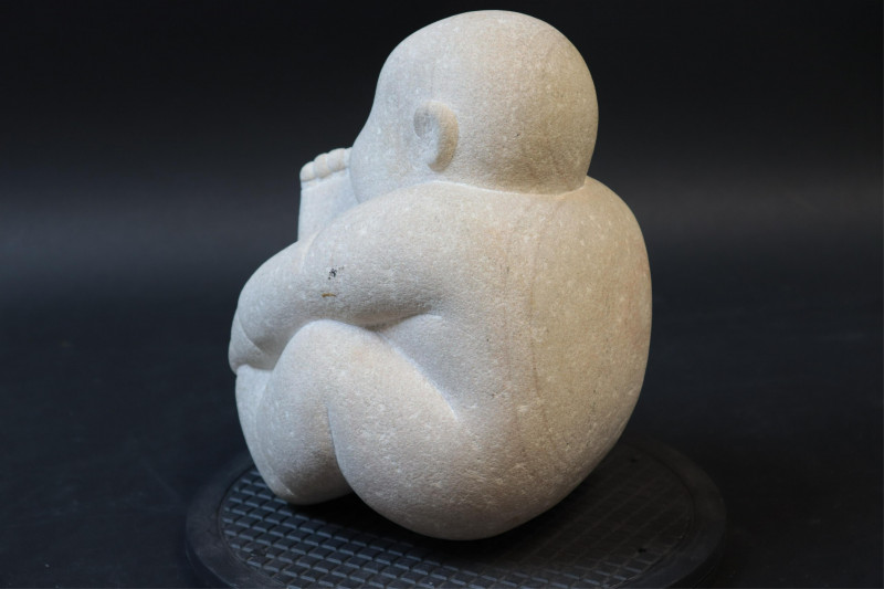 Contemporary Stone Figure of Baby