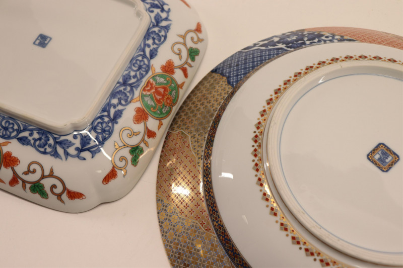 Contemporary Japanese Porcelain Dishes/Bowls