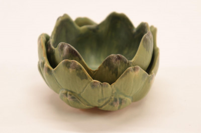 6 Contemporary Pottery Artichoke Bowls