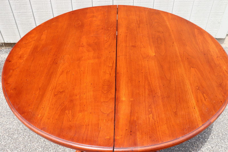 European Bench Made Cherry Dining Extension Table
