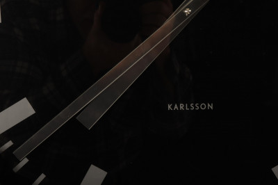 Karlsson Polished Metal Wall Clock