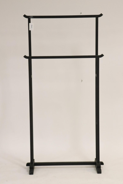 Contemporary Black Painted Metal Kimono Rack