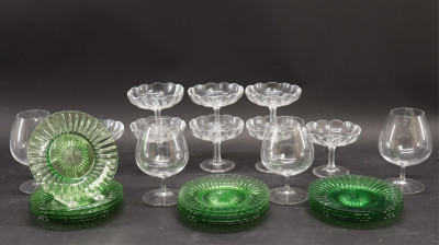 Glassware by Christofle, Yeoward, Heisey