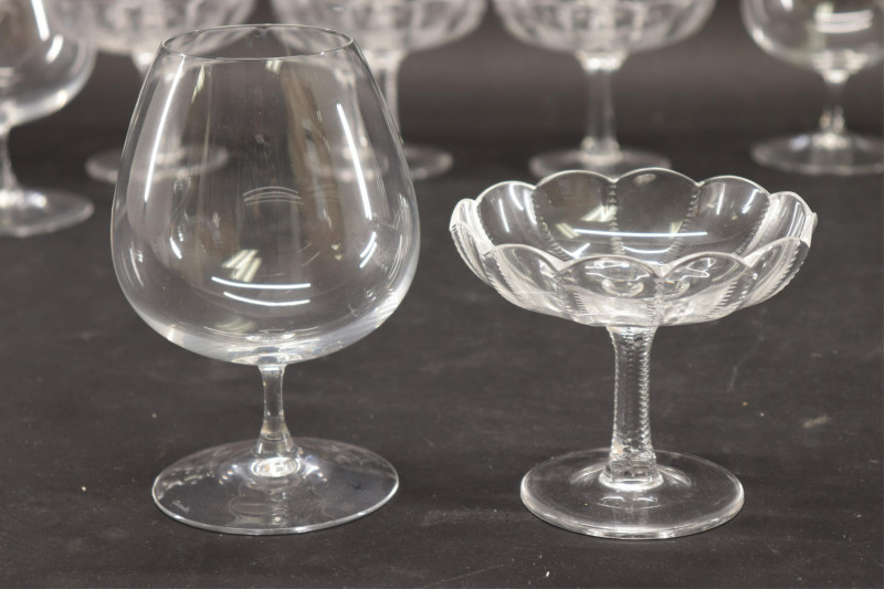 Glassware by Christofle, Yeoward, Heisey