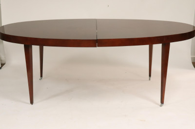 Image for Lot Barbara Barry for Baker Mahogany Ext. Dining Table