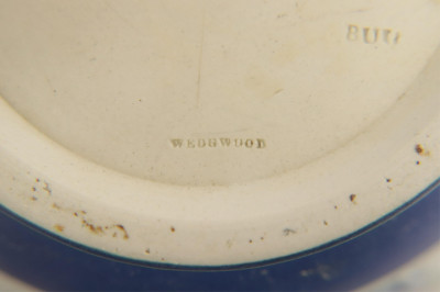 2 Wedgwood Dark Blue Jasper Dip Cache Pot