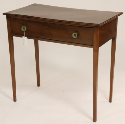 Federal Mahogany Side Table, Early 19th C.