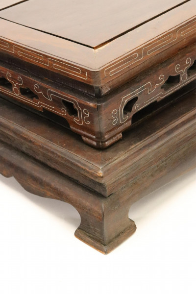 Collection of Chinese Rectangular Wood Table Stand