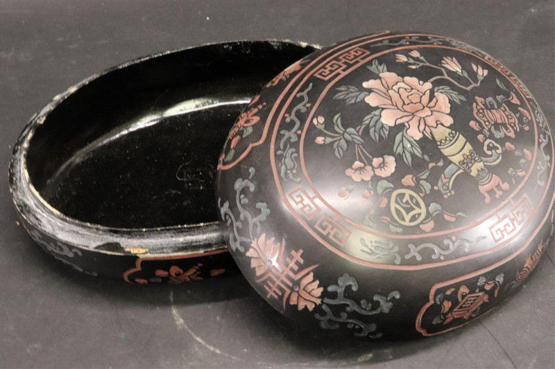 Three Chinese Lacquer Cases