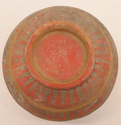 Han Dynasty Terracotta Lidded Vessel