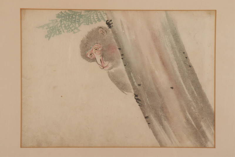 Four Watercolor Paintings, attr Sei-Sei Shugetsu