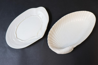 3 Wedgwood White Shell Items