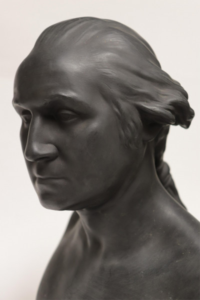 Wedgwood Black Basalt Bust of George Washington