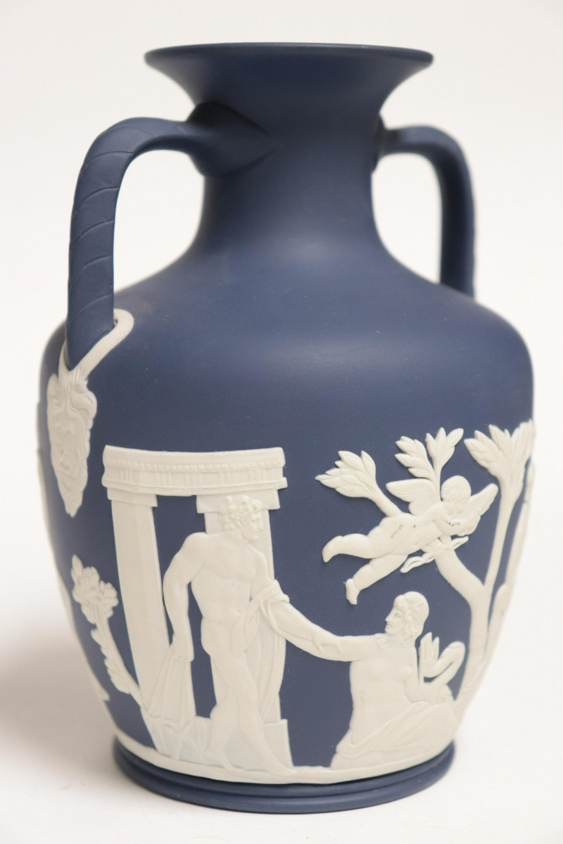 Wedgwood Dark Blue Portland Vase & Tobacco Jar