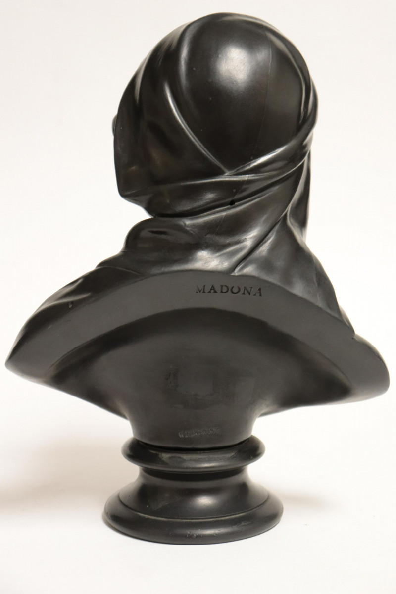 Wedgwood Black Basalt Bust of Madonna