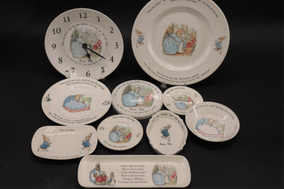 Collection of Beatrix Potter China by Wedgwood