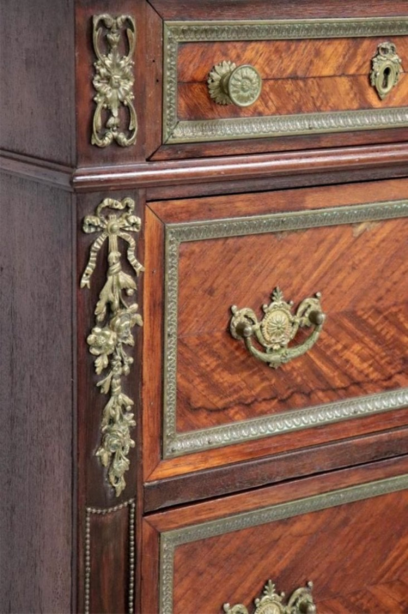 Louis XVI Style Tall Chest, possibly RJ Horner